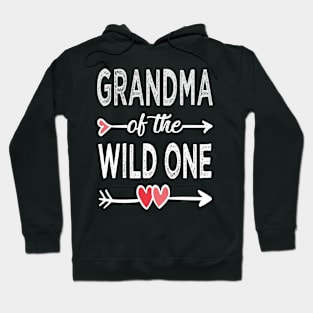 grandma of the wild one grandma Hoodie